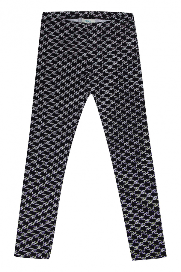 Popular Fendi Kids Frills Detail Leggings